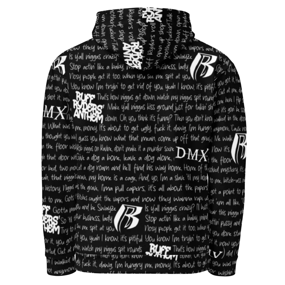 Ruff Ryders' Anthem - DMX - BLACK - Unisex Hoodie product image (3)