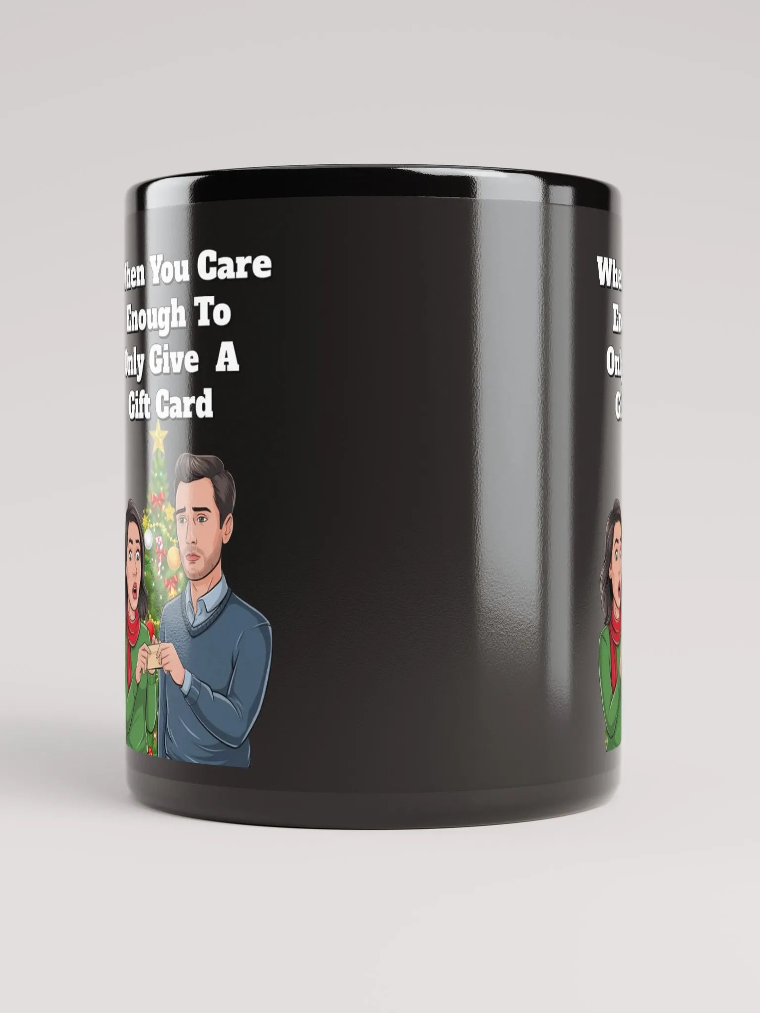 When You Care Enough To Only Give A Gift Card Black Mug product image (10)