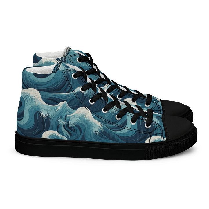 Retro Wave Women's High Top Sneakers product image (2)