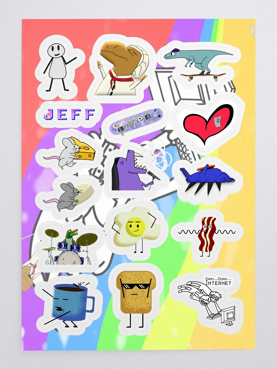 Dani & Dean Do An Internet Sticker Sheet product image (3)