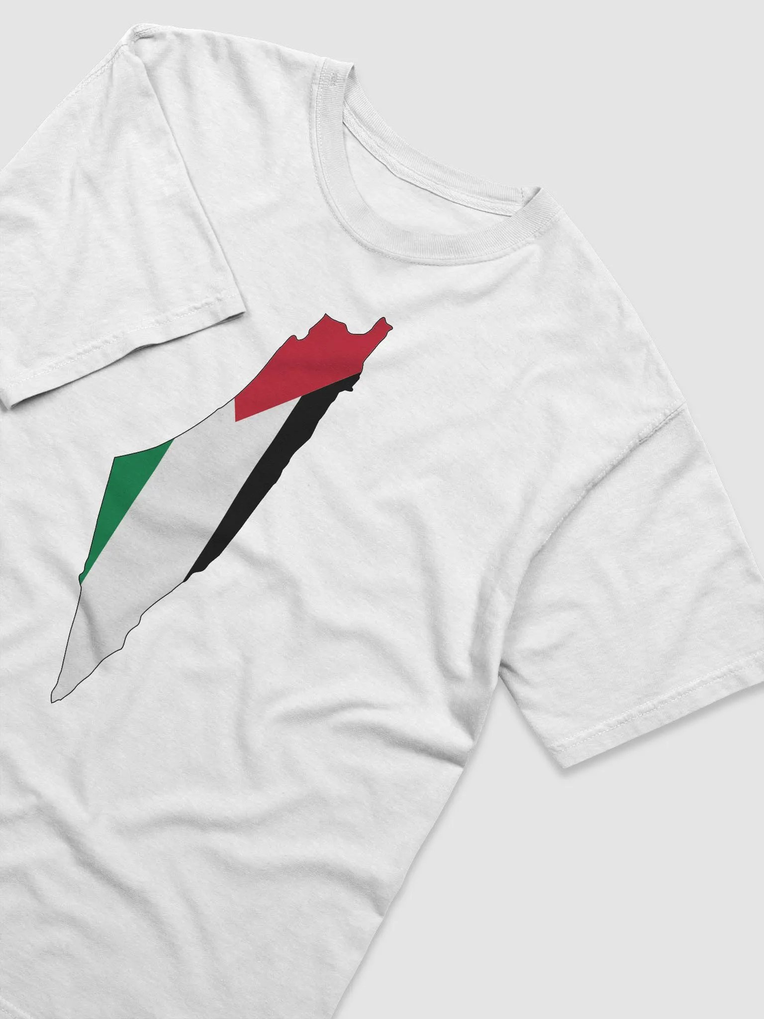 Palestine Map - White T-Shirt product image (3)