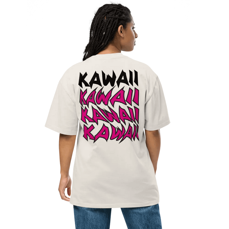 BUIII Kawaii Pink Variant: Premium Oversized T-Shirt product image (8)