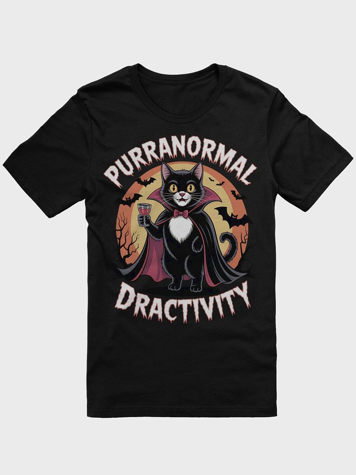 Purranormal Dractivity Vampire Cat T-Shirt product image (4)