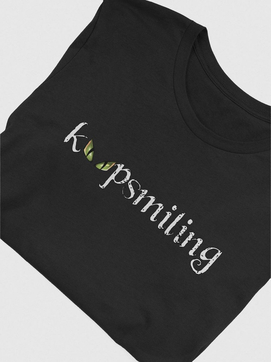 Keep Smiling w/eyes and white text product image (45)