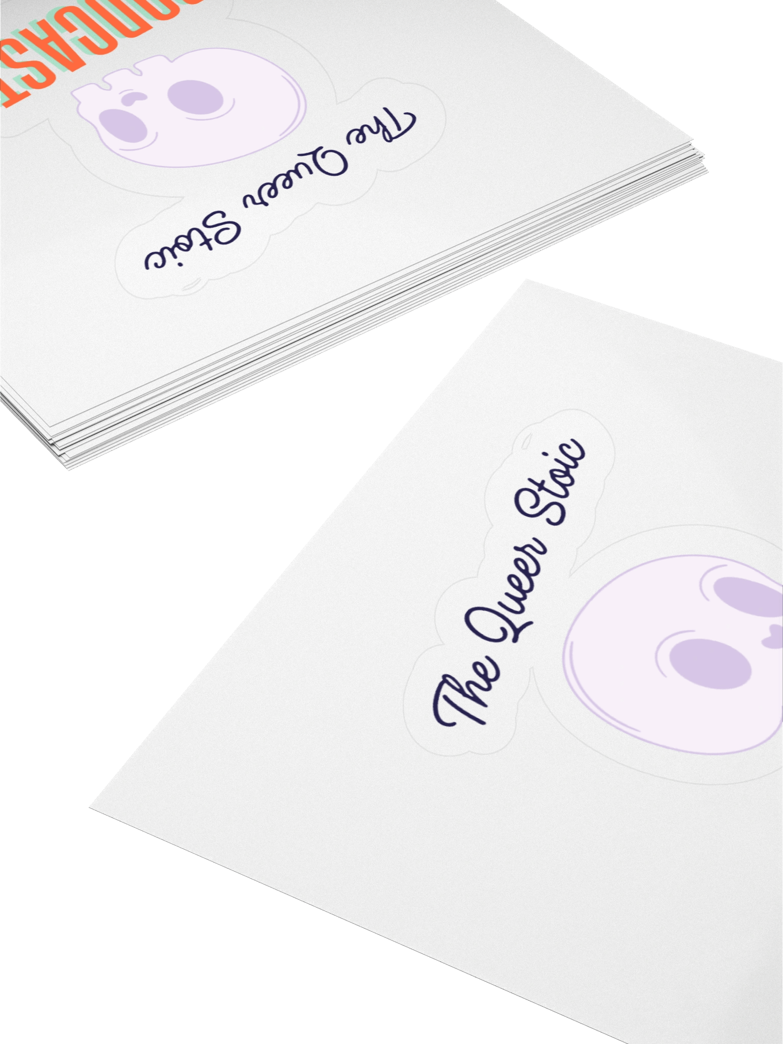 The Queer Stoic Logo Sticker product image (11)