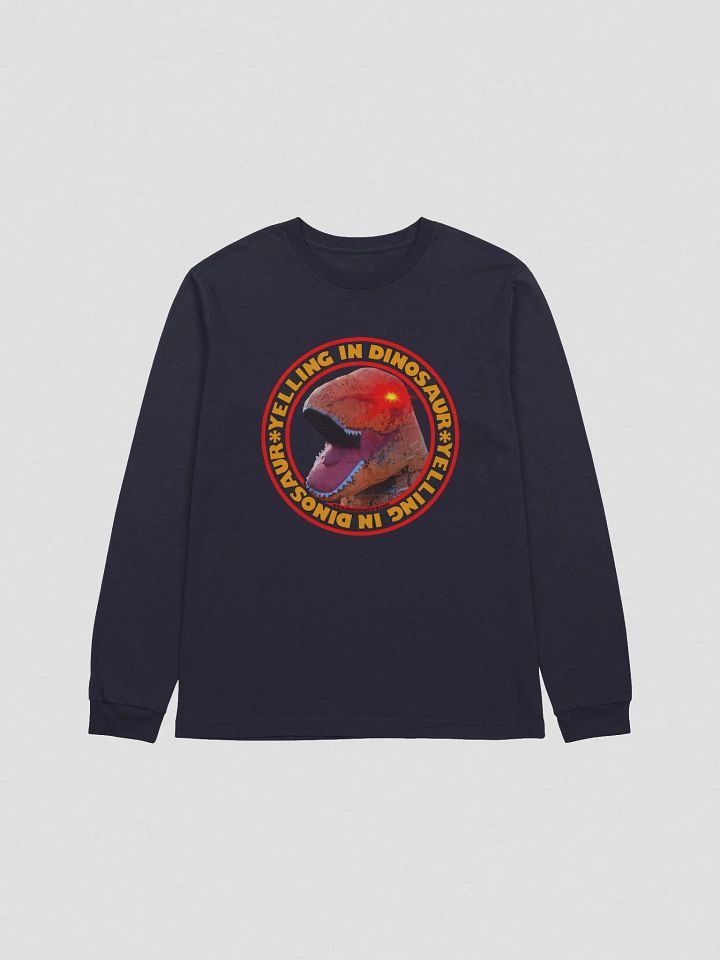 Yelling In Dinosaur Long Sleeve T-Shirt product image (2)