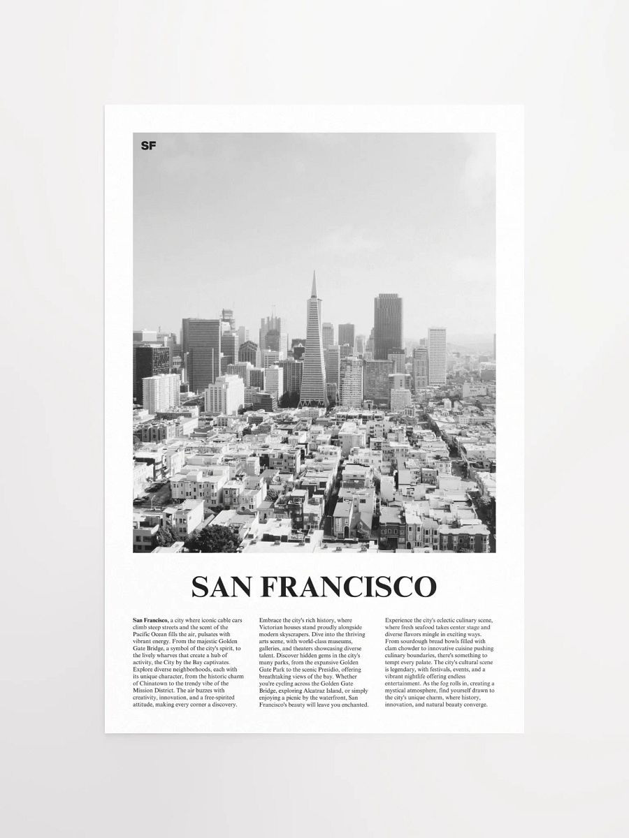 San Francisco 02 Newspaper Poster product image (11)