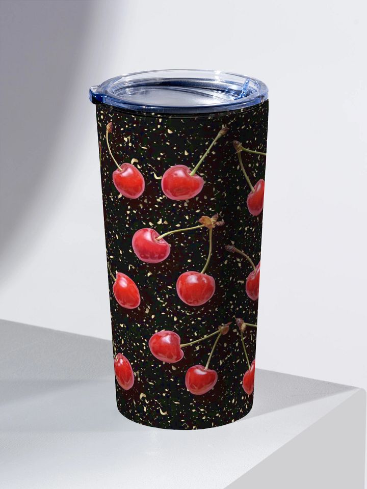 Golden Speckled Cherry Delight Tumbler gift for trendy ladies coleagues moms daughters product image (2)