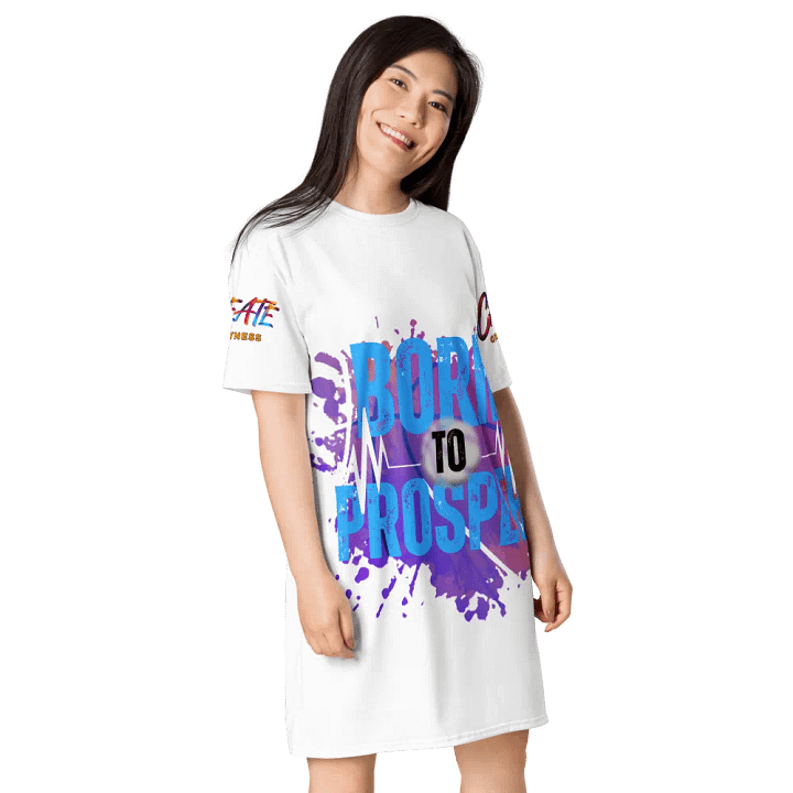Born to Prosper Energetic Moves All-Over T-Shirt Dress product image (2)