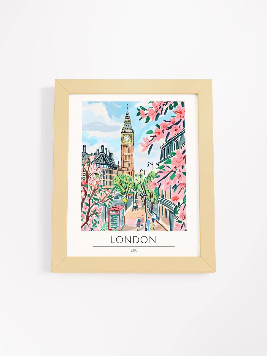 London UK Framed Travel Poster product image (4)