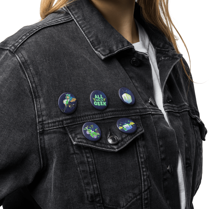 AAOG Set 5 Pin Buttons product image (4)