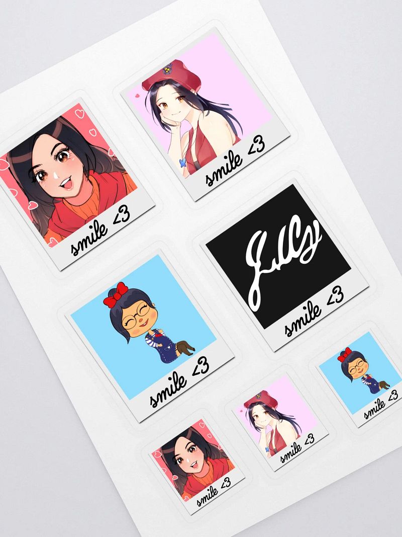Jilly's Polaroid Stickers