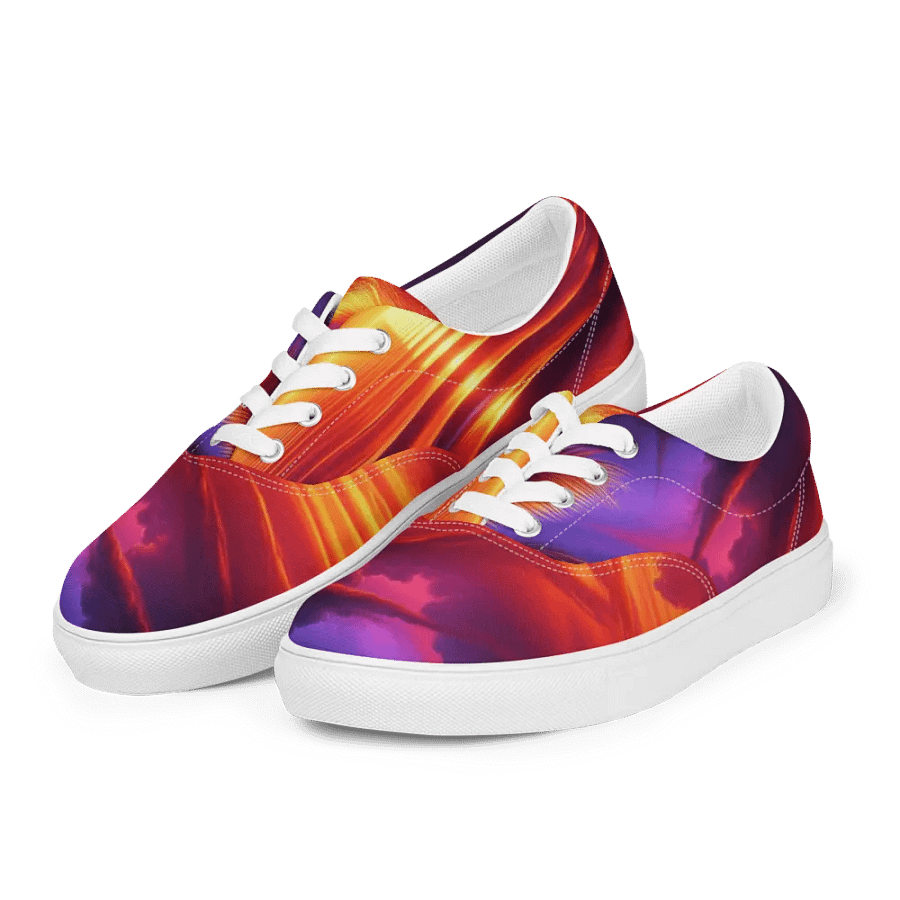 Tropical Sunset Canvas Shoes | AI Design product image (3)