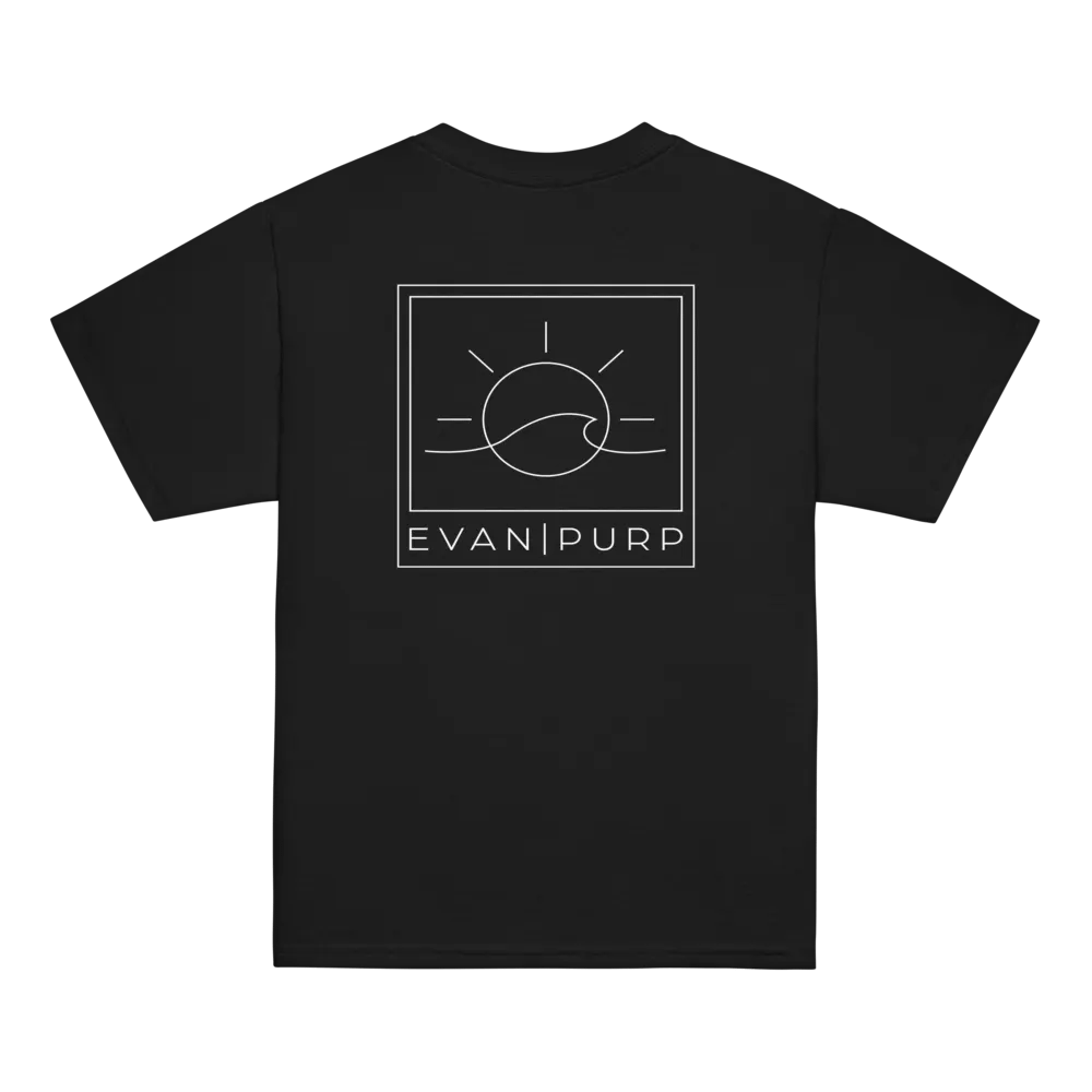 EvanPurp Kids Wave Tee (Black) product image (4)