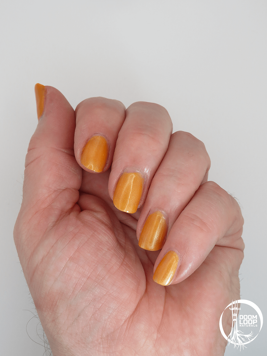 A SYMPHONY IN ORANGE - Obnoxious Tariff Orange Subtle Greenish Yellow Shimmer product image (4)