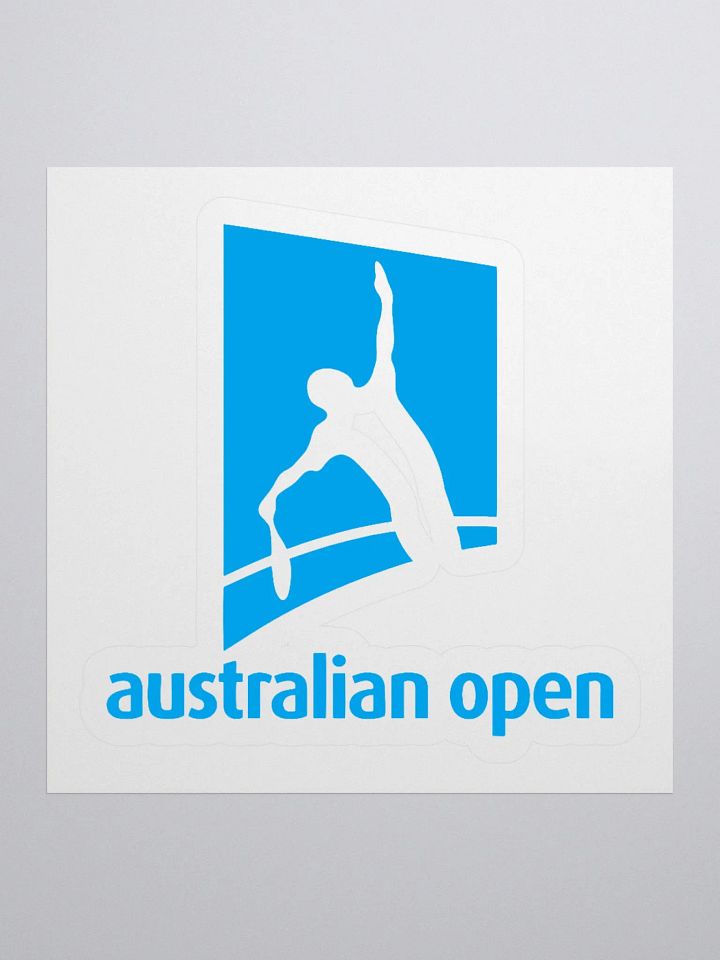 Australian Open Tennis Player Kiss Cut Stickers product image (4)