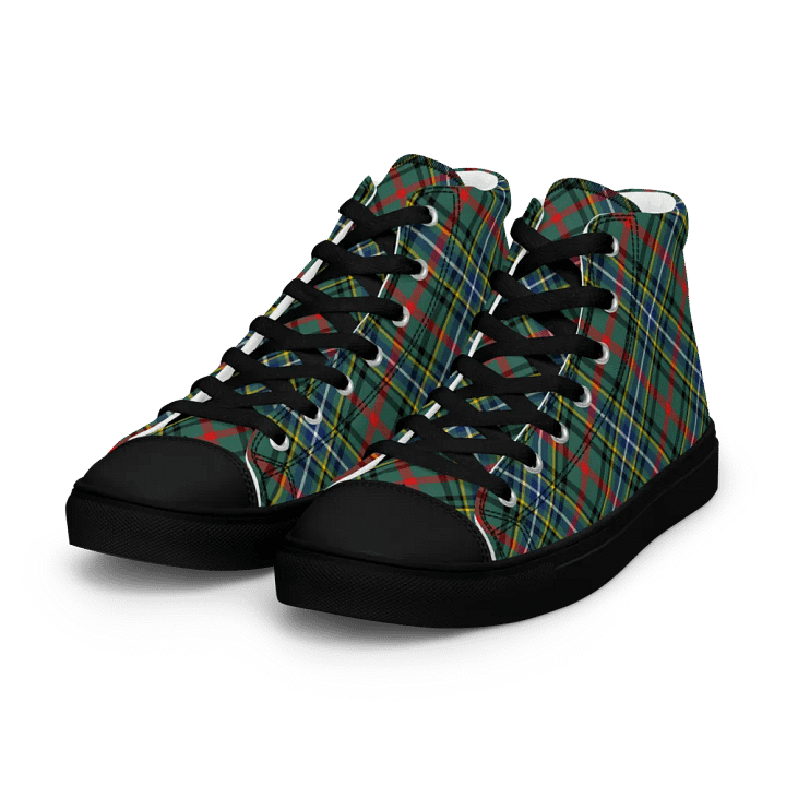 Bisset Tartan Men's High Top Shoes product image (2)