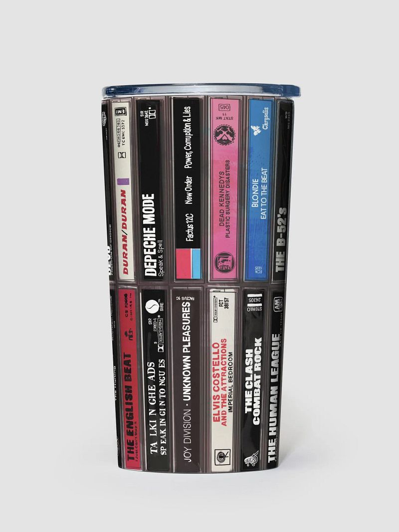 Classic 80's New Wave Pop Tape Drawings-