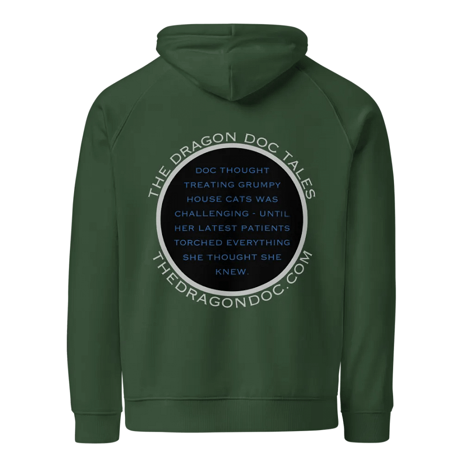 Dragon Doc Eco-Friendly Midweight Raglan Hoodie (Green): Earth-Friendly, Dragon-Approved product image (4)