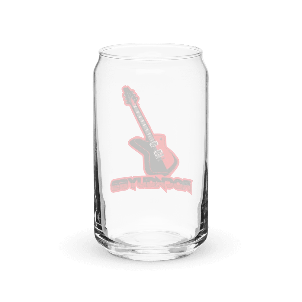 Rockguy Guitar Logo Can Shaped Glass product image (8)