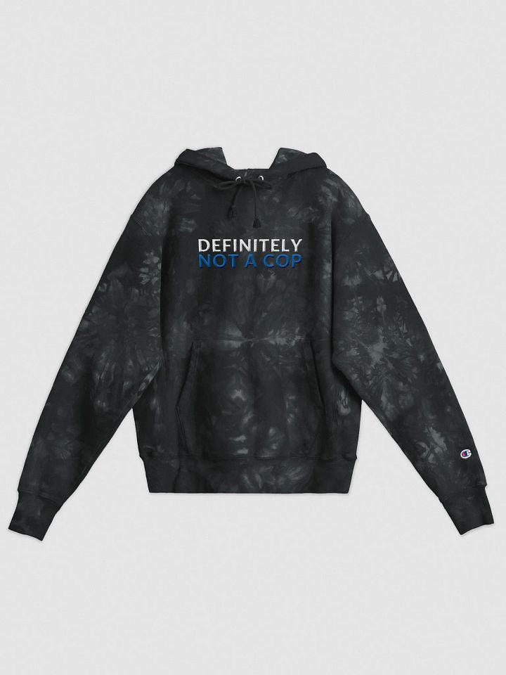 DEFINITELY NOT A COP (BLUE) - CHAMPION HOODIE product image (2)