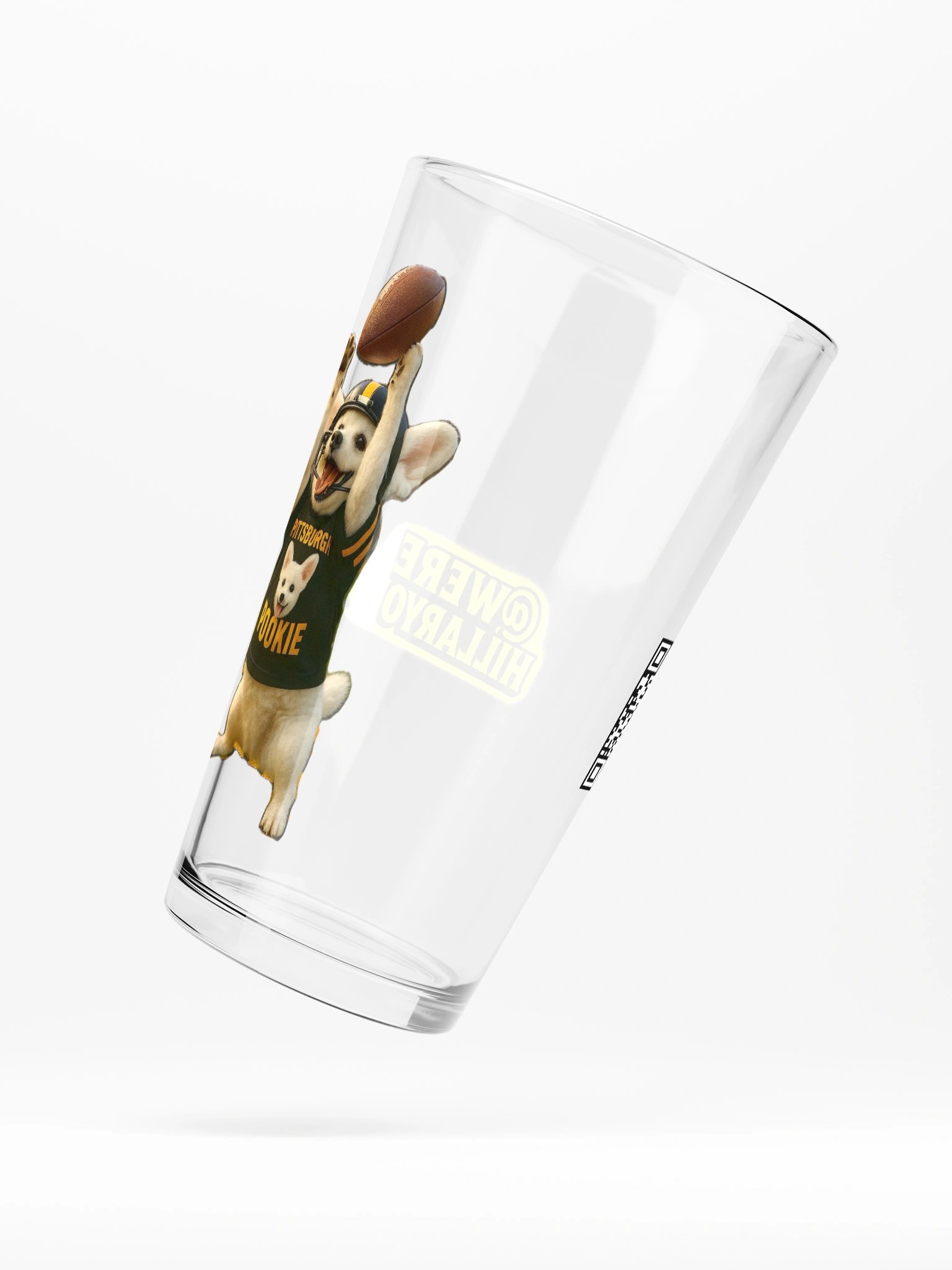Pittsburgh Pookie Pint Glass product image (5)
