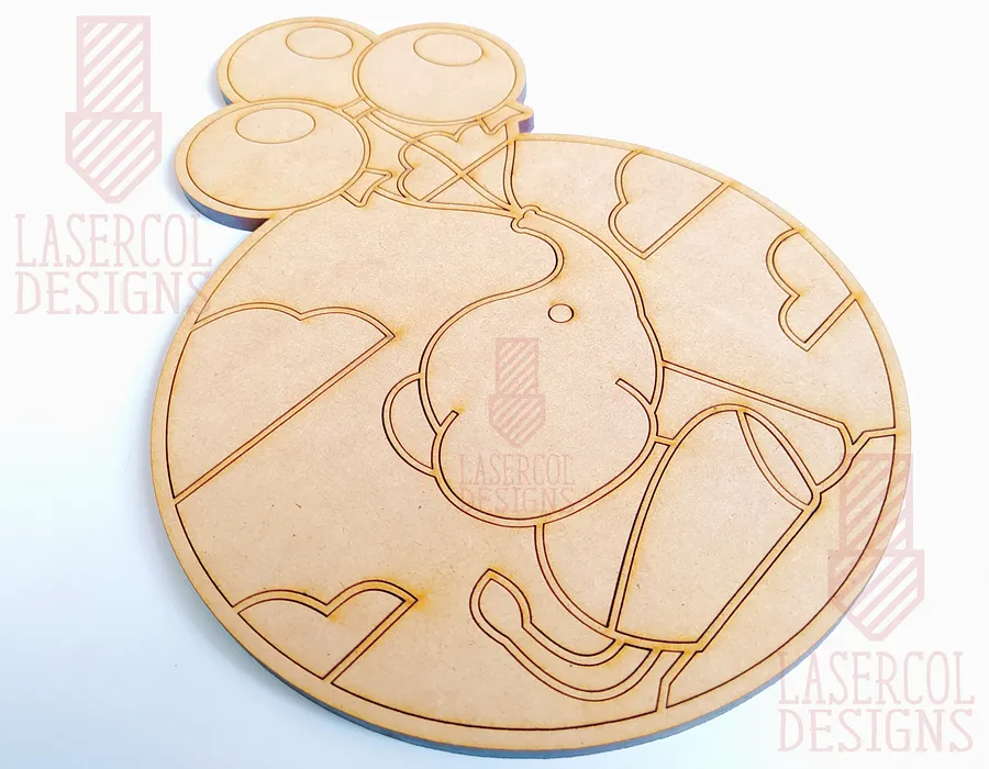 Baby Elephant - Laser Cut Files product image (9)