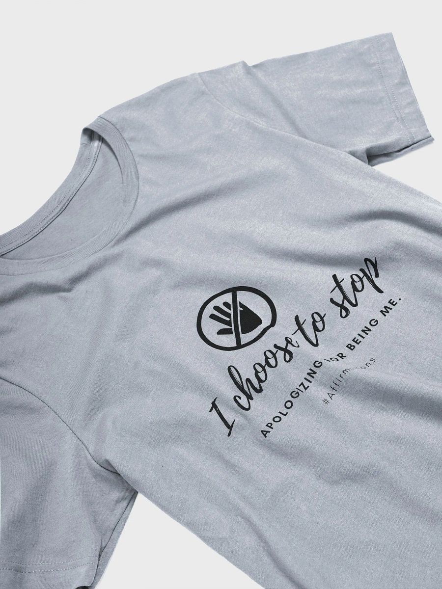 I choose to stop Dark Unisex Super soft T-Shirt product image (12)