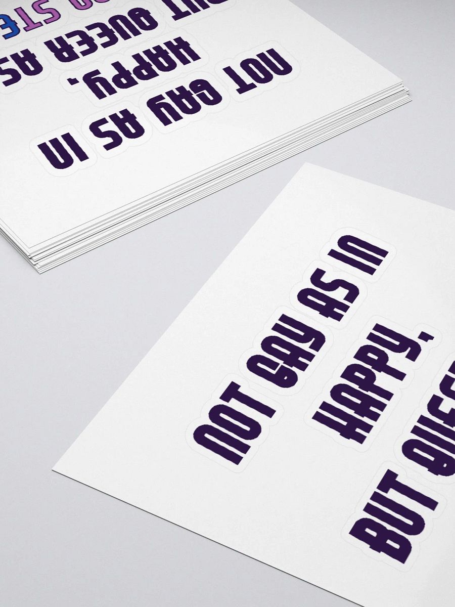 Queer as in Juno Steel Sticker product image (4)
