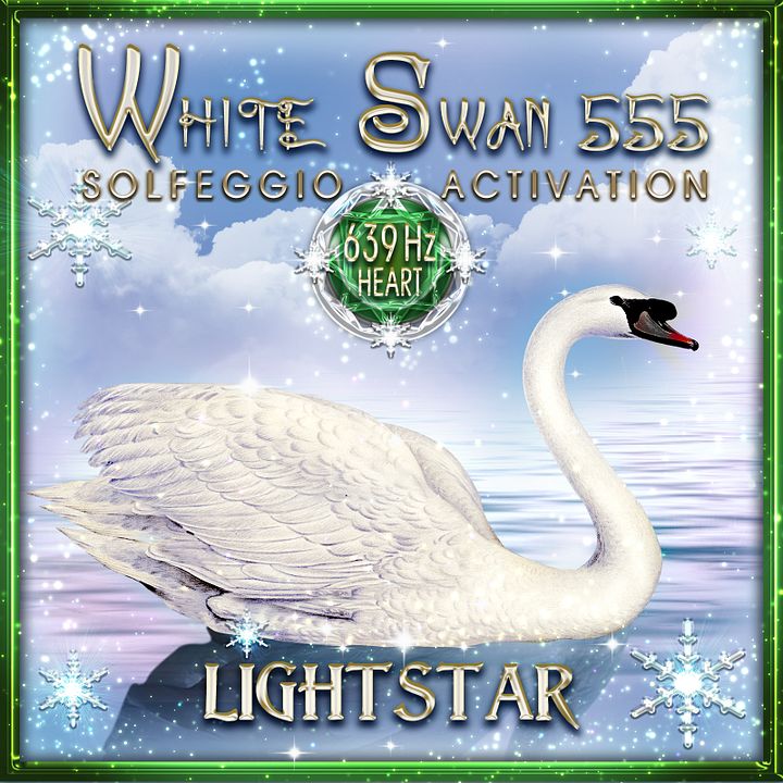 639 Hz Heart Solfeggio Chakra Activation Music (White Swan 555) product image (1)