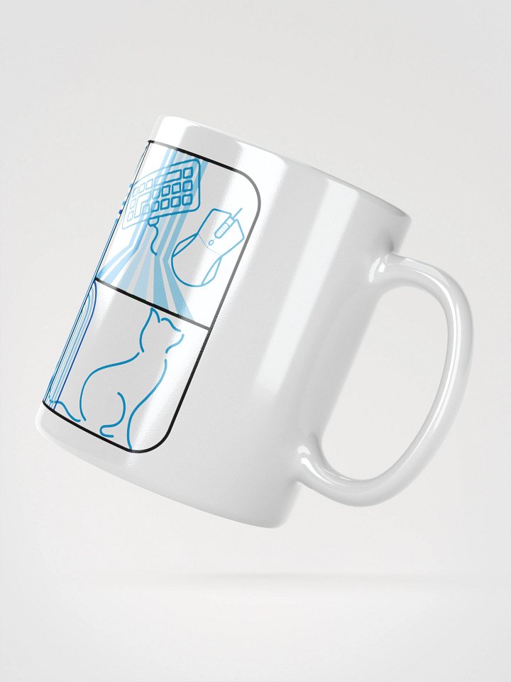 Frenchkittie Blue Abstract Mug product image (2)