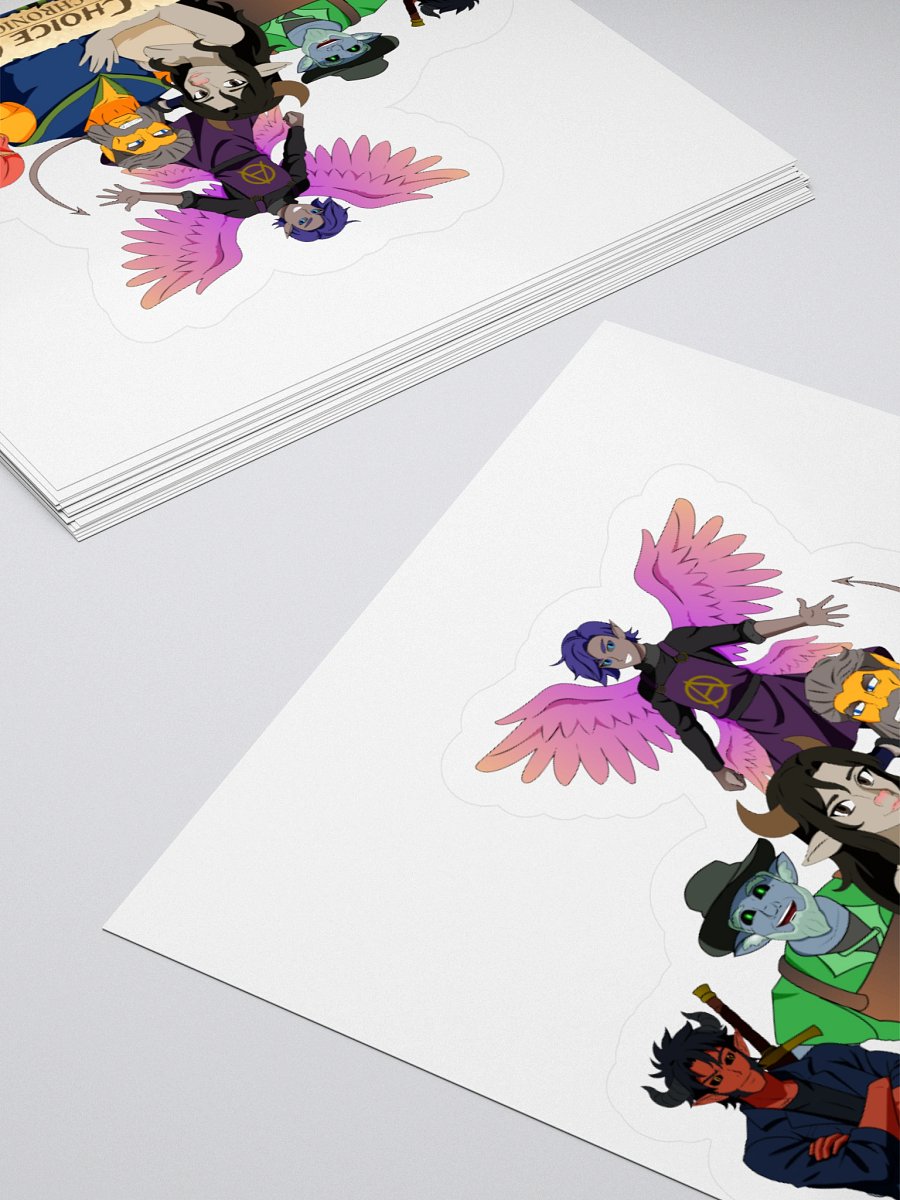 Idreal Chronicles Kiss Cut Sticker Set product image (12)