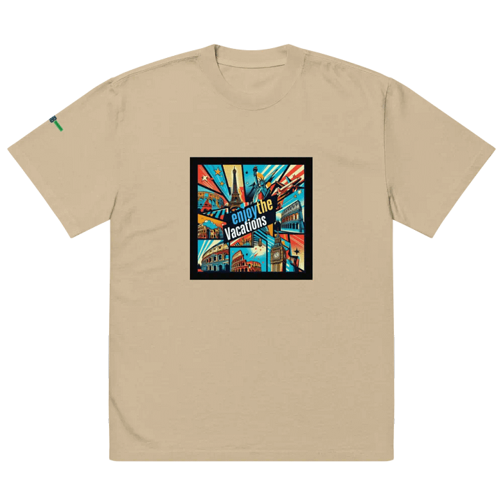 AS Colour Unisex Premium T-Shirt | AI Design explore the world product image (2)