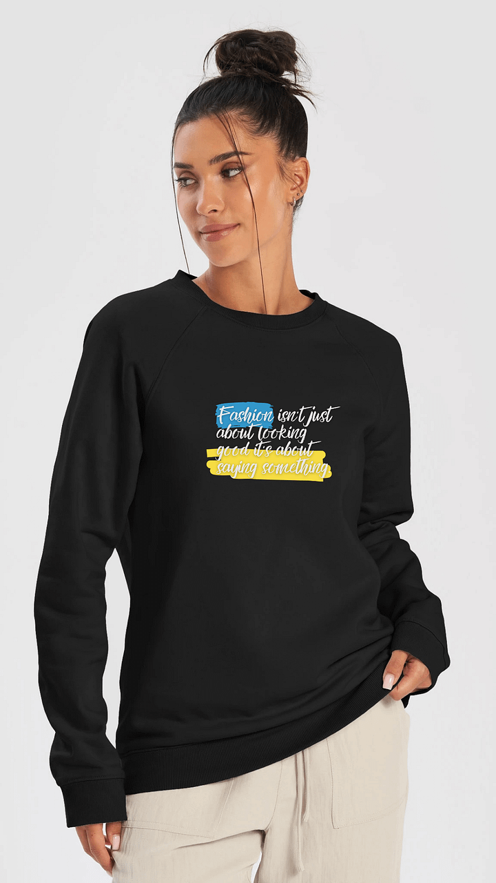 Statement Brushstroke Unisex Sweatshirt product image (1)