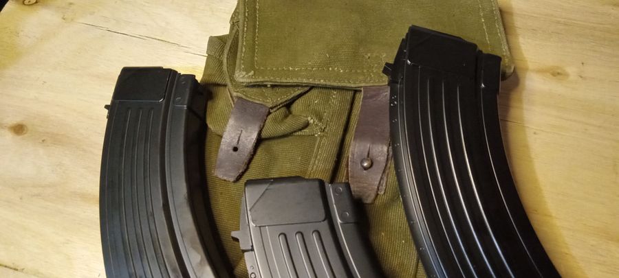 Romanian AK Magazine Pouch, With 3 Mags product image (1)