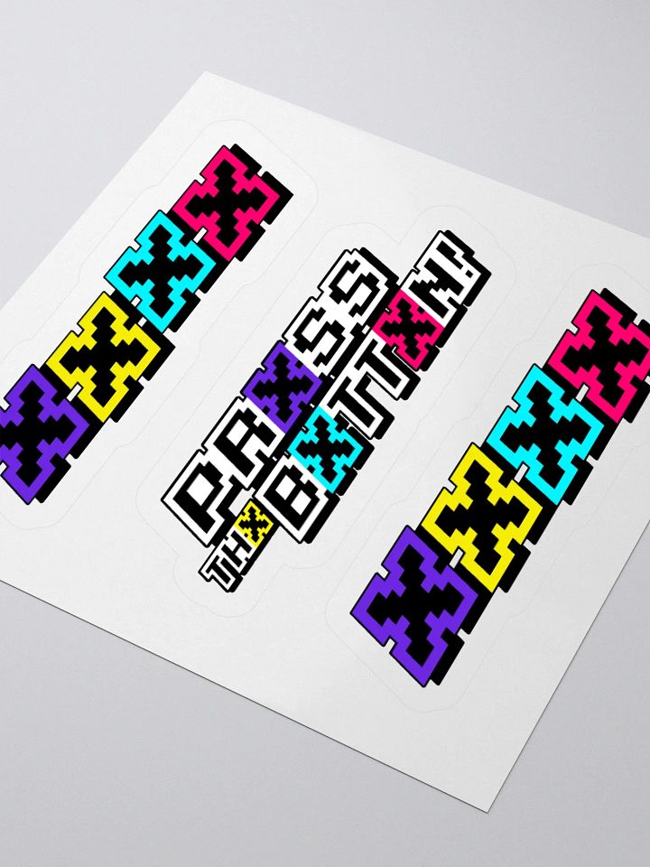Prxss Thx Bxttxn! Sticker Set product image (5)