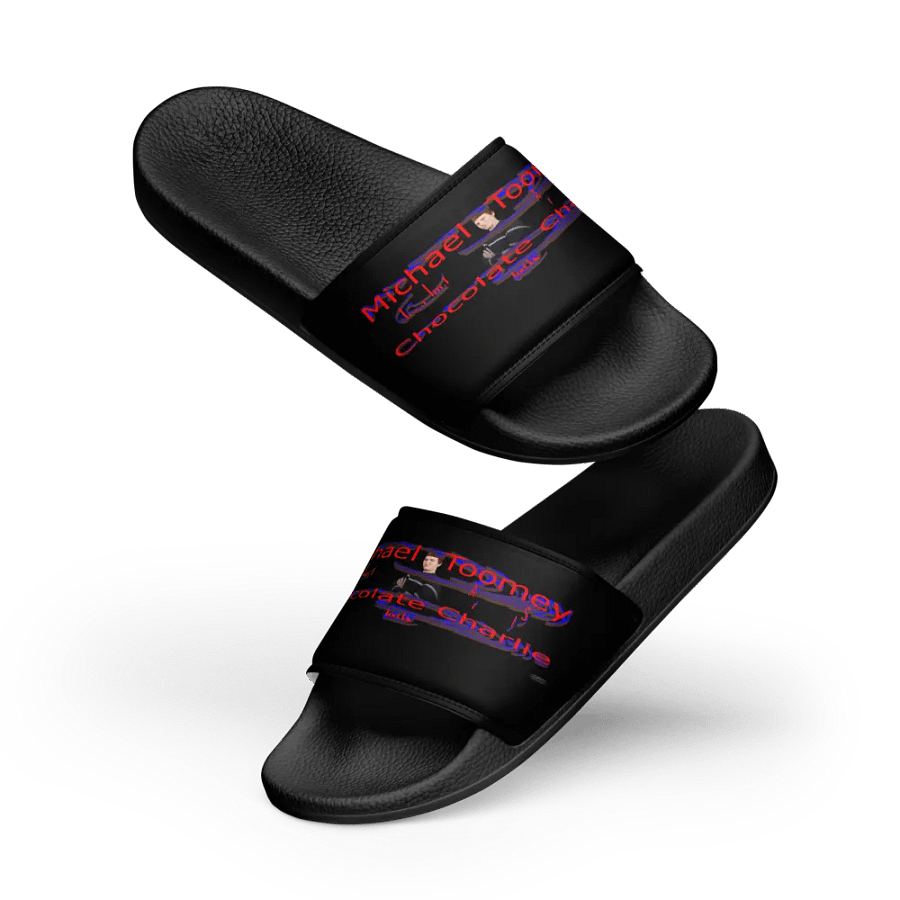 Michael Toomey As Chocolate Charlie 00 - Black Men's Slides product image (11)