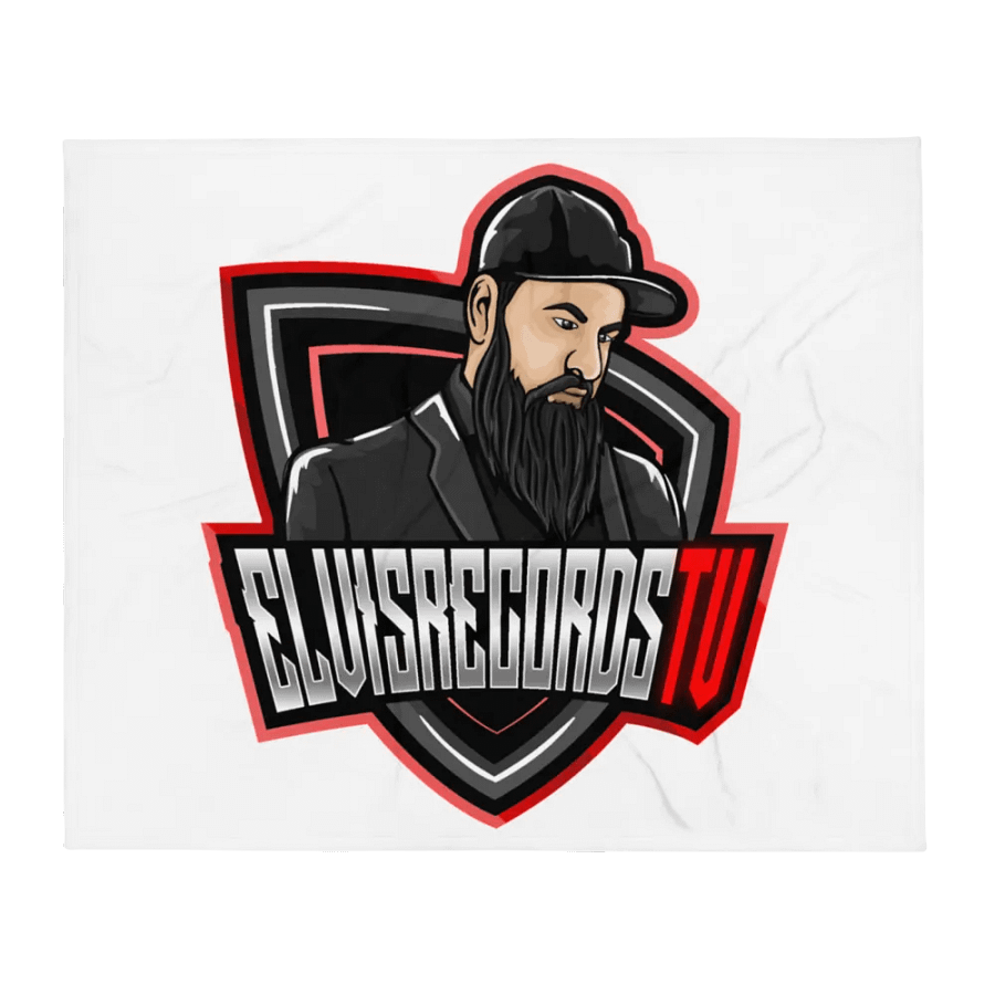 ELVISRECORDSTV Beard Throw Blanket product image (2)