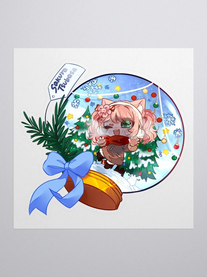 Saku Christmas Globe Sticker product image (1)