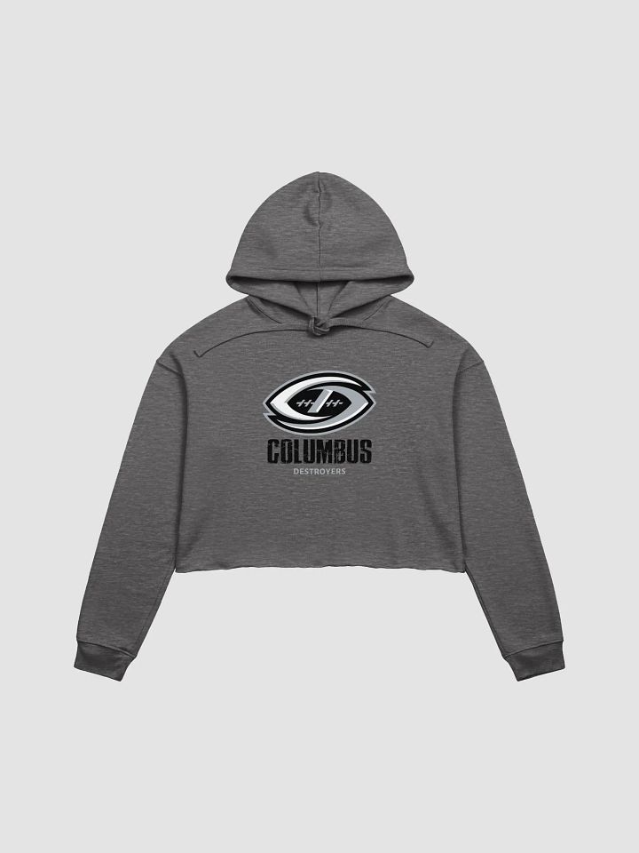Columbus Destroyers Women's Crop Hoodie by Canvas product image (1)