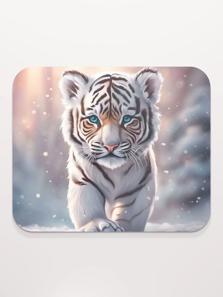 White Tiger Mouse Pad product image (2)