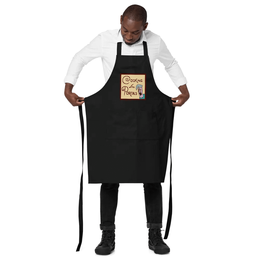 Cooking With Portals | Apron product image (2)