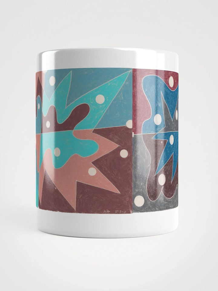 Cartoon College 1 & 2 White Glossy Mug product image (1)