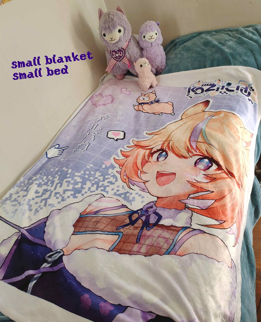 Kozii Alpaca VTuber Throw Blanket product image (7)