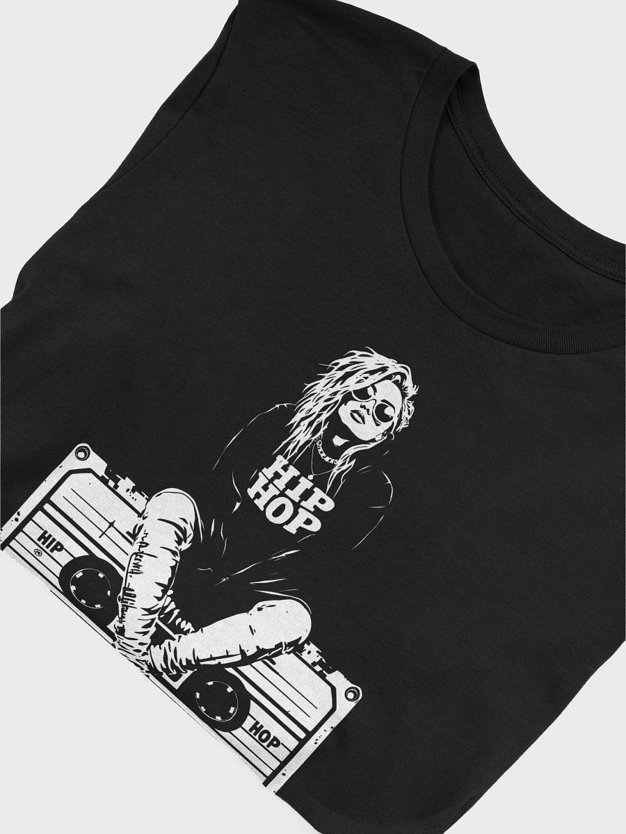 Hip Hop Girl Cassette Graphic T-Shirt - Retro Urban Tee product image (2)