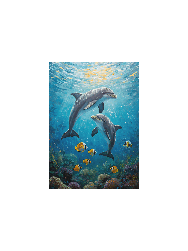 Bottlenose Dolphins: Ocean's Acrobats Poster product image (1)