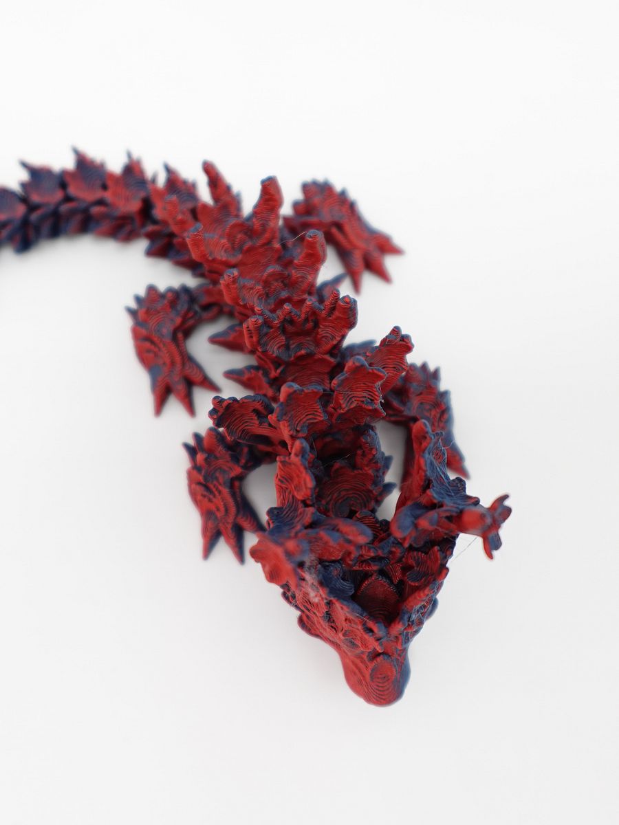 Cherry Blossom Baby Dragon Red & Blue product image (2)