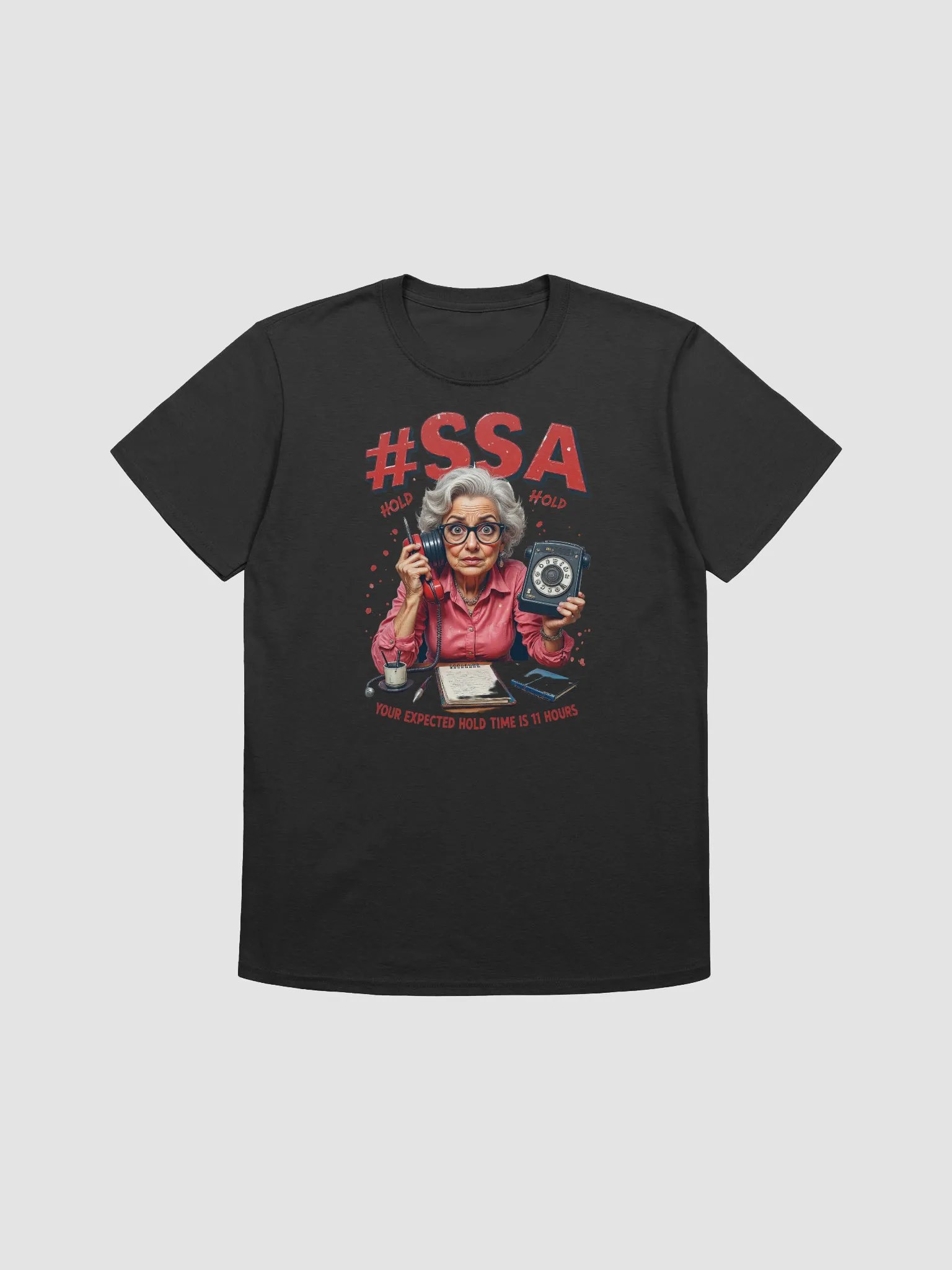 Social Security Hold Time T-Shirt product image (2)