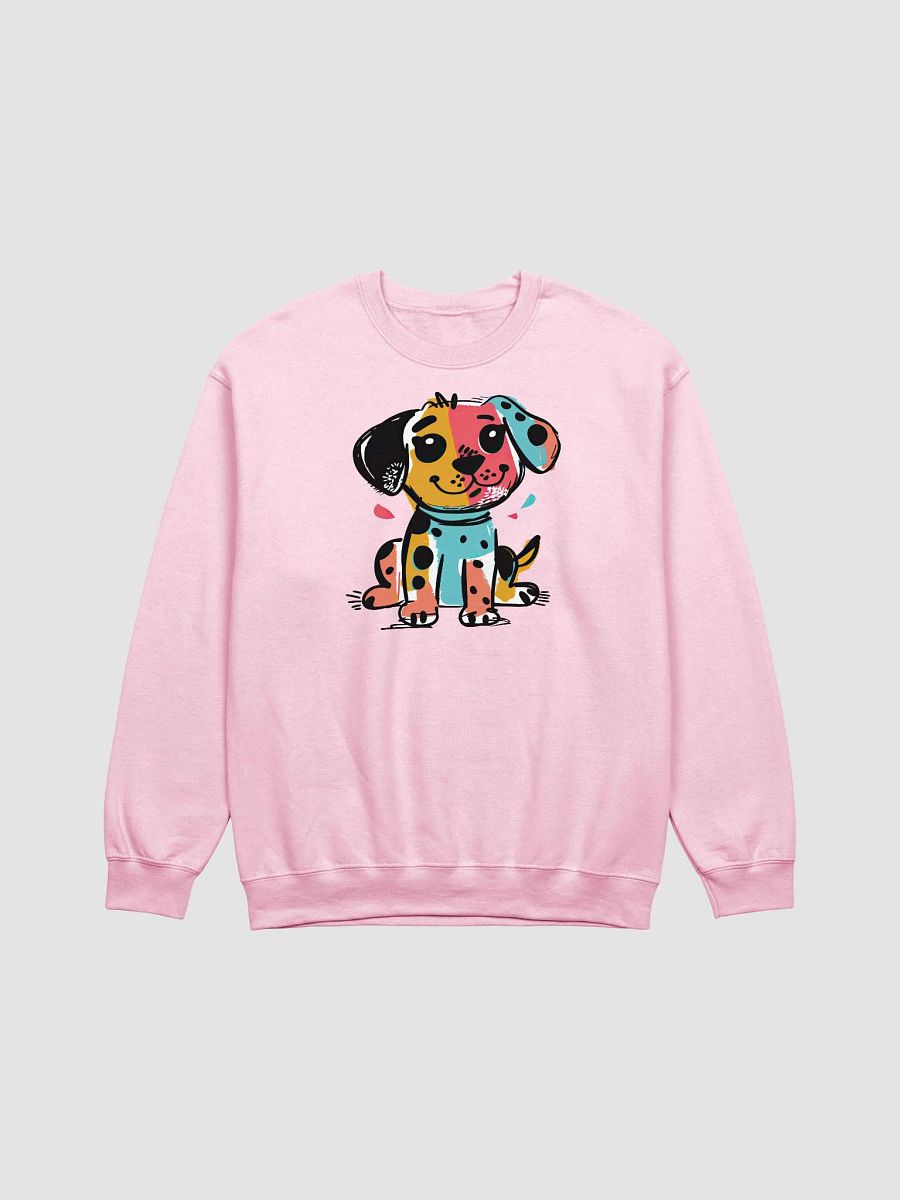 Cheerful Cartoon Dog Multicolored Sweatshirt product image (17)