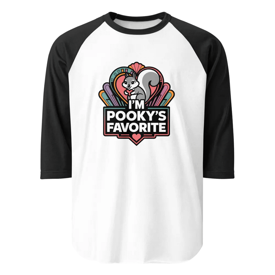 Pooky's Favorite Squirrel Love Raglan Tee product image (1)